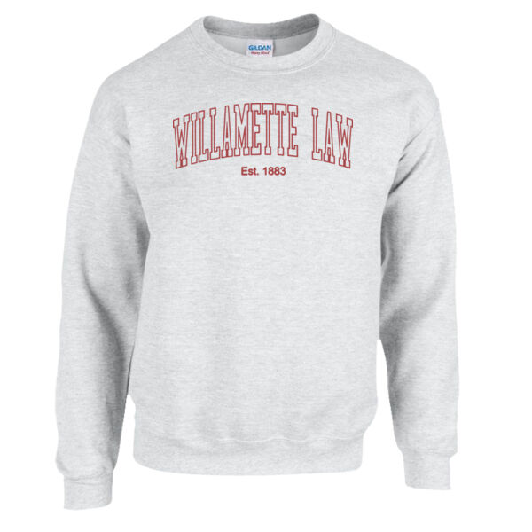  Willamette University School of Law - Ash Sweatshirt Thumbnail
