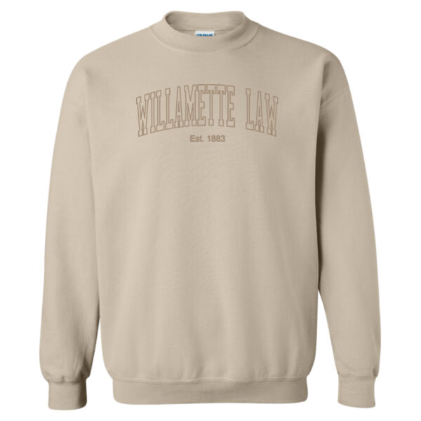 Willamette University School of Law - Sand Sweatshirt Thumbnail