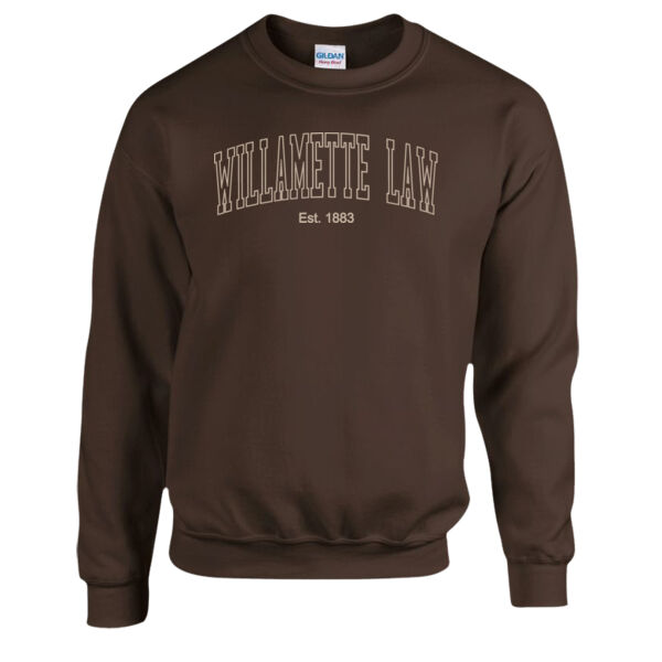 Willamette University School of Law - Dark Chocolate Sweatshirt Thumbnail