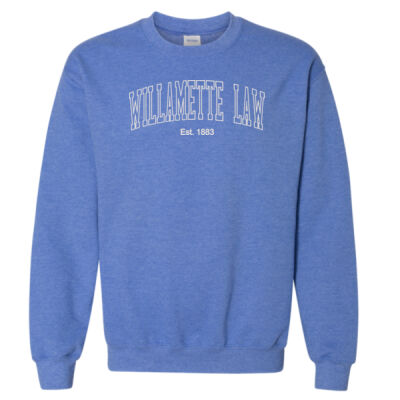 Willamette University School of Law - Heather Deep Royal Sweatshirt Thumbnail