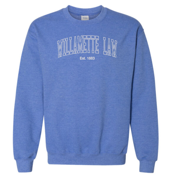 Willamette University School of Law - Heather Deep Royal Sweatshirt Thumbnail