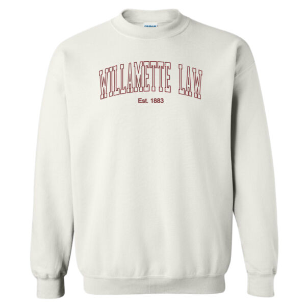Willamette University School of Law - White Sweatshirt Thumbnail