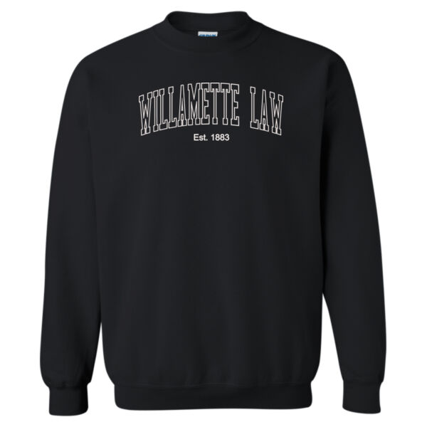  Willamette University School of Law - Black Sweatshirt Thumbnail